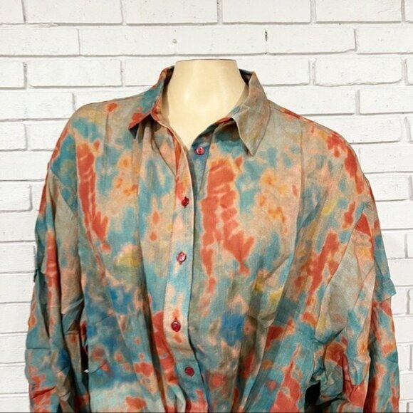 Mes Demoiselles Printed Cotton Motif Shirt - Size 10 - Picture 10 of 16